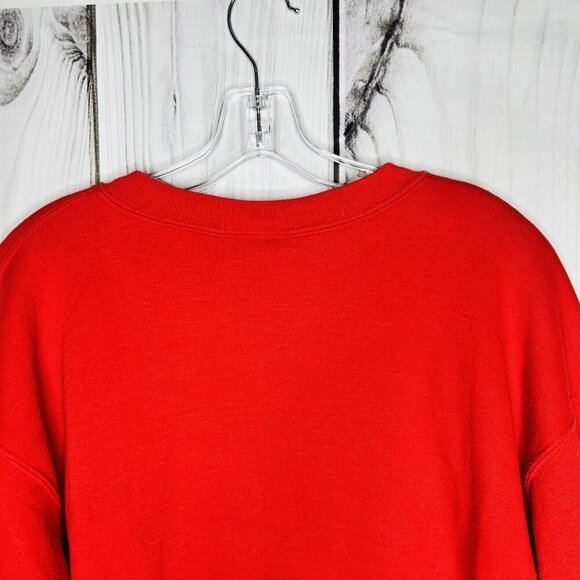 Healthknit 1996 Atlanta Olympics Printed Sweatshirt Made in USA Red Sz M (38-40) - Picture 6 of 7